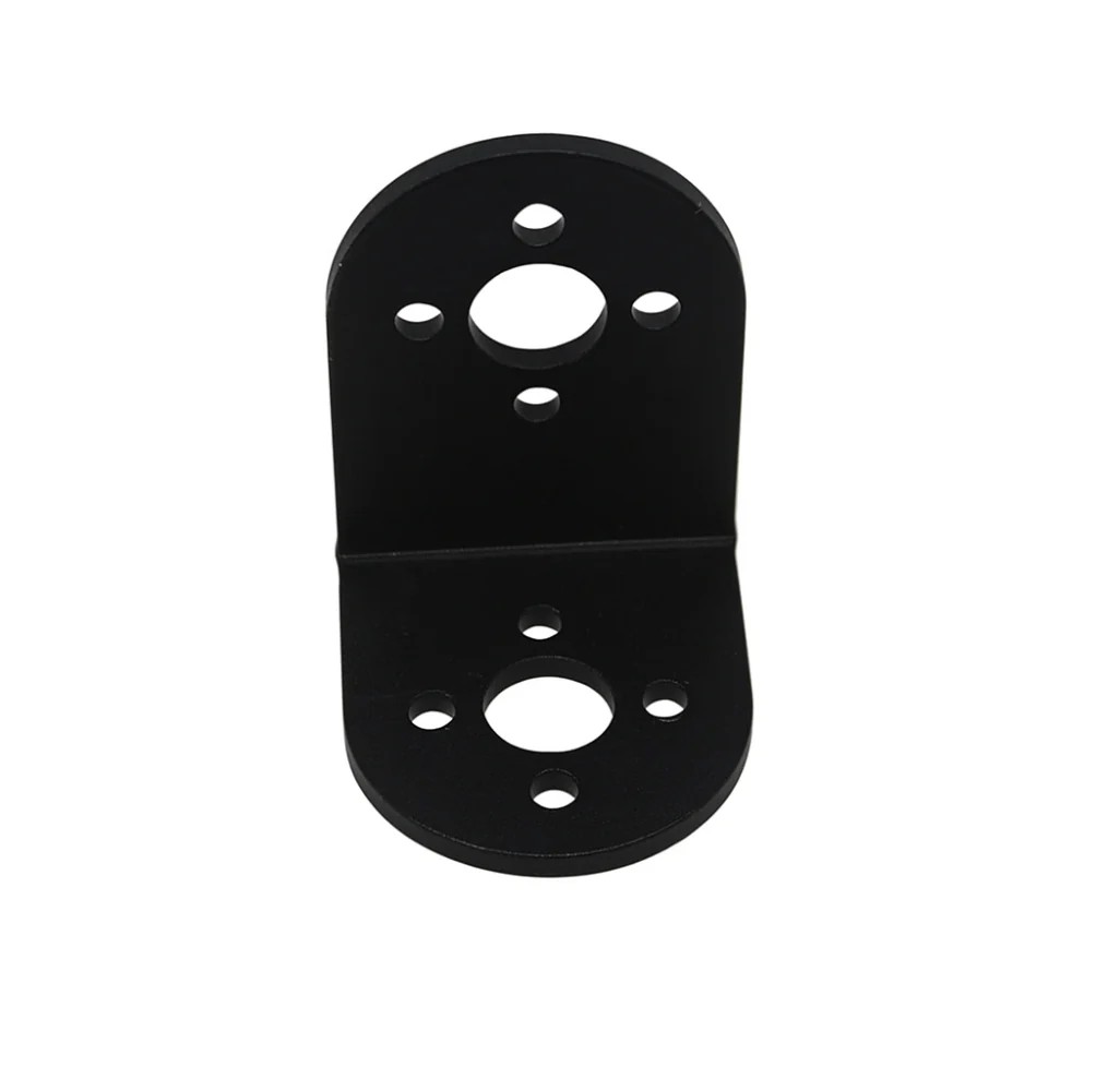 Black L-Shape Bracket Without Screw
